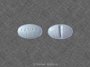Little blue oval pill xanax